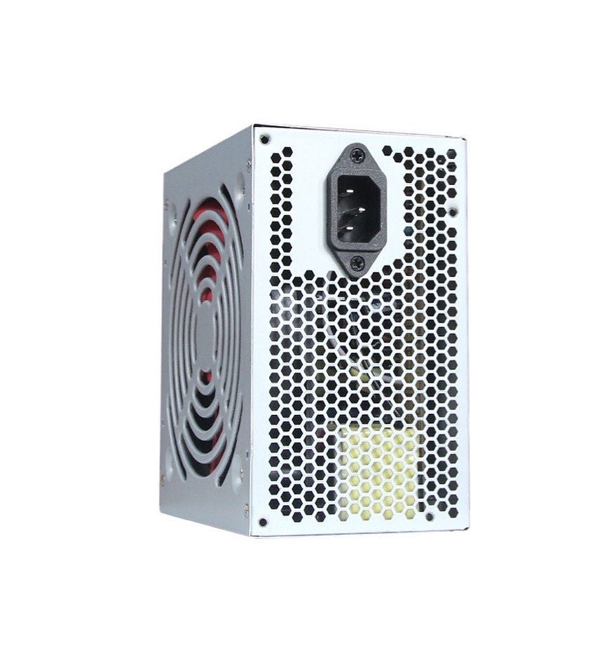  200W ATX Computer Power Supply 12cm Red Fan Silver Cover Custom Logo 