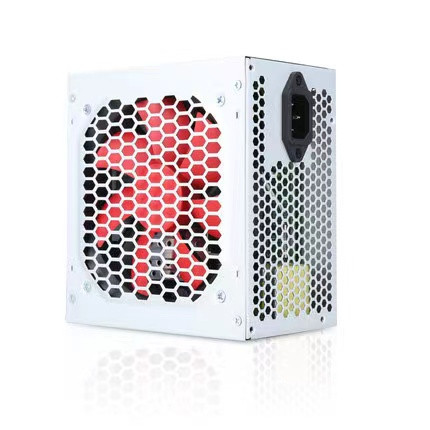 250W ATX Computer PC Power Supply 12cm Red Fan Silver Cover Custom Logo 