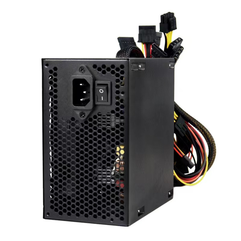 450W ATX Computer Gaming Power Supply 12cm Fan Black Cover Custom Logo 