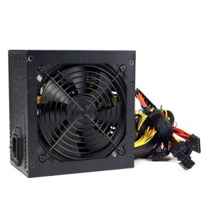 550W ATX Computer Gaming Power Supply 12cm Fan Black Cover Custom Logo 