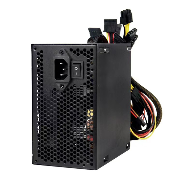 550W ATX Computer Gaming Power Supply 12cm Fan Black Cover Custom Logo 