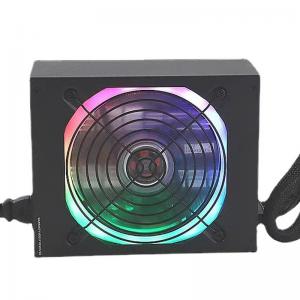 850W ATX Computer Gaming Power Supply 14cm RGB Fan Black Cover Custom Logo 