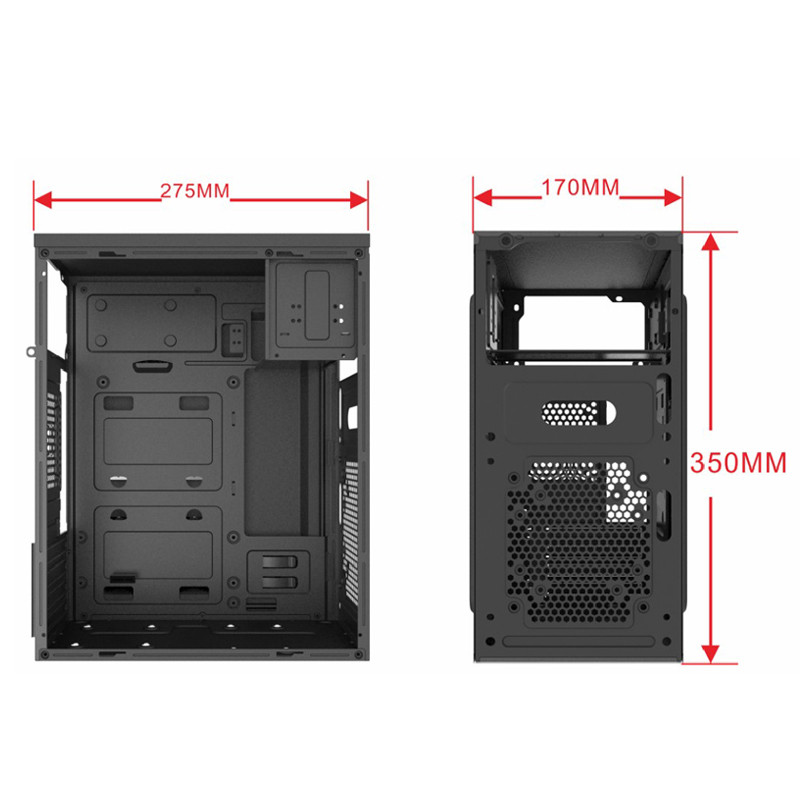 Custom Logo ATX Office PC Case Model 275-1(Middle)