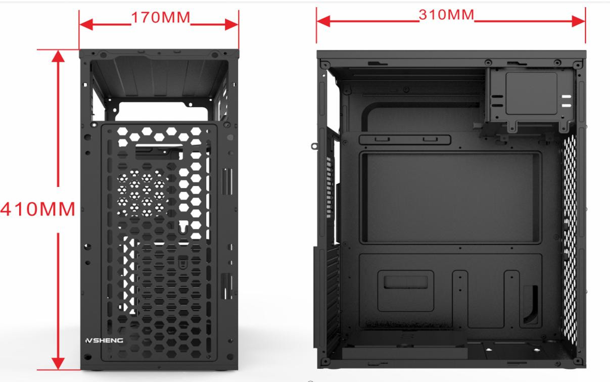 Custom Logo ATX Office PC Case Model 310-2(Middle)