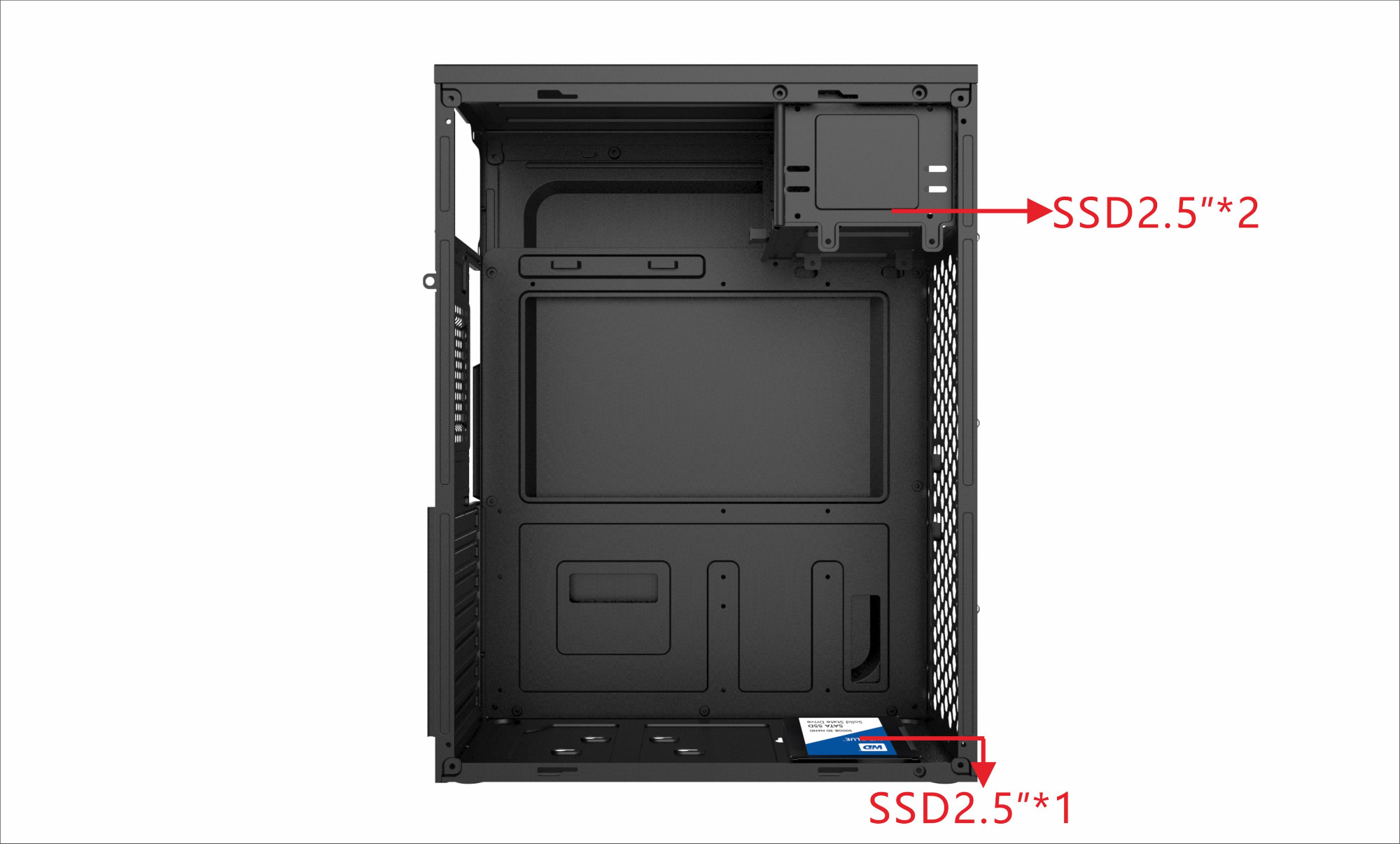 Custom Logo ATX Office PC Case Model 310-3(Middle)