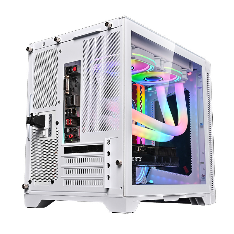 OEM Tempered Glass ATX Gaming Computer Case Model HJ1W