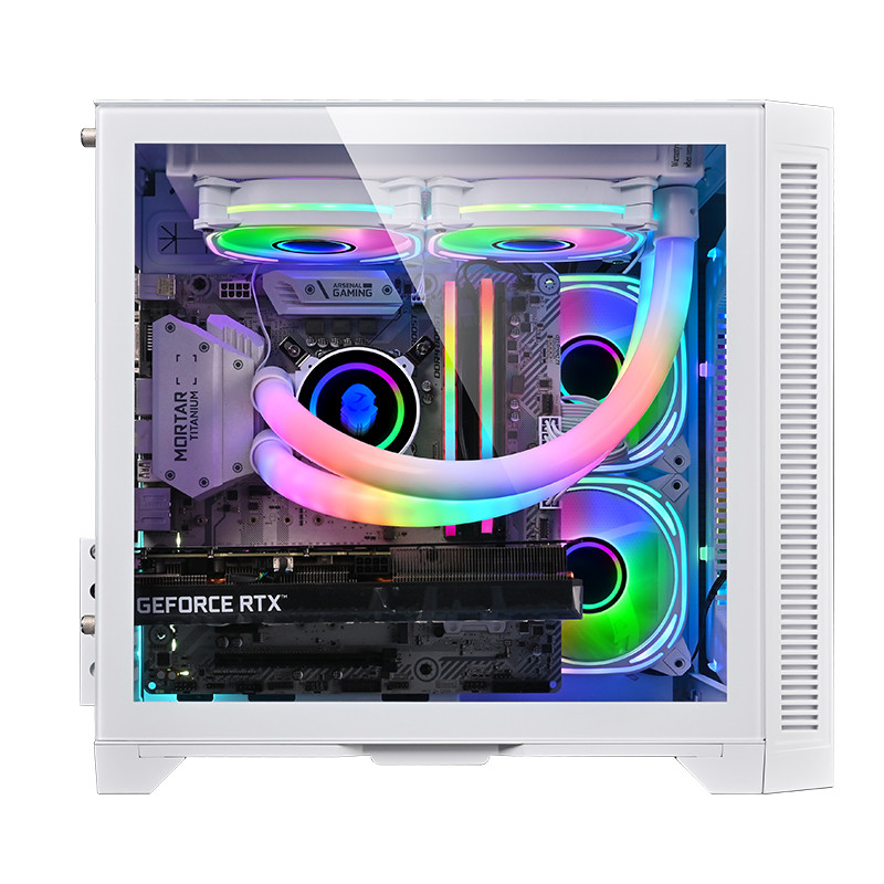 OEM Tempered Glass ATX Gaming Computer Case Model HJ1W