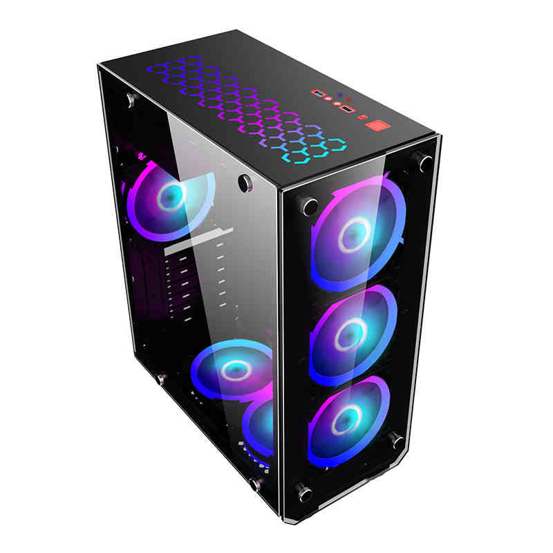 OEM Tempered Glass ATX Gaming Computer Case Model MJ1