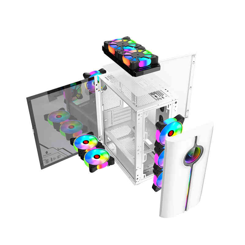 OEM Tempered Glass ATX Gaming Computer Case Model WJ1W