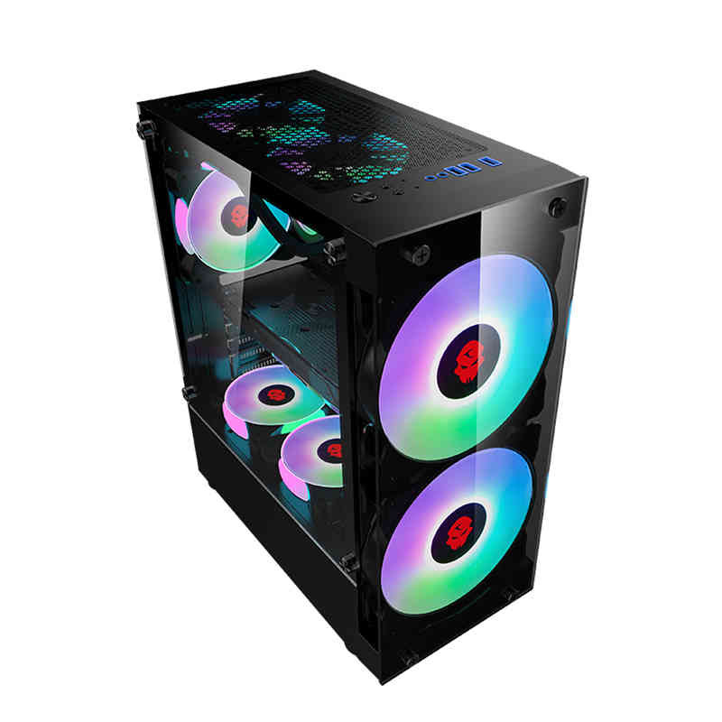 OEM Tempered Glass ATX Gaming Computer Case Model YG1