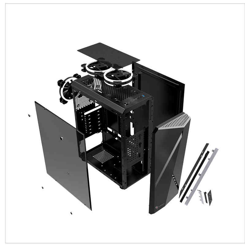 OEM Tempered Glass ATX Gaming Computer Case Model ZG1W